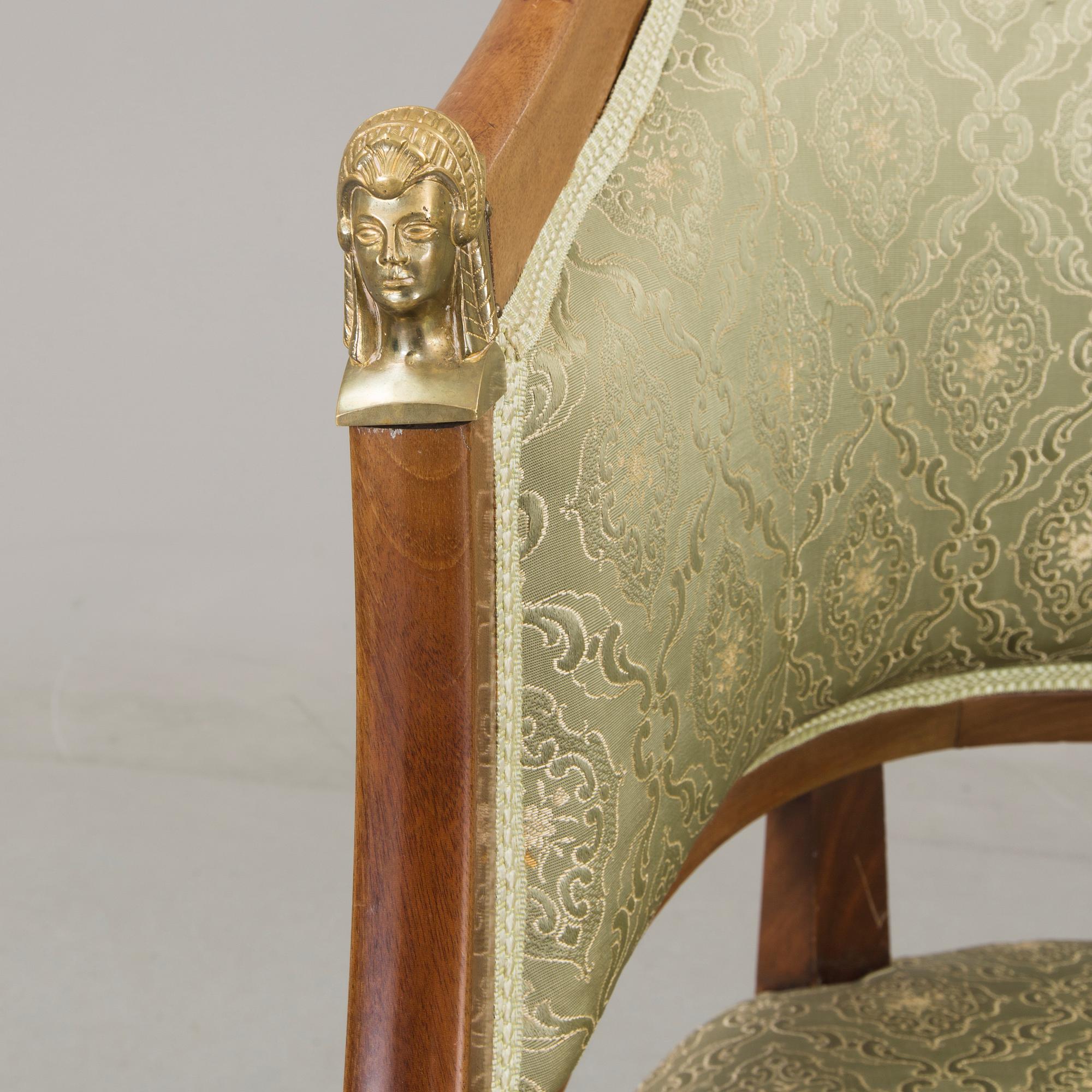 SOFFA, empirestil, Gustaf Bielsteéns Möbelaffär, Malmö, 1900-talets första hälft.