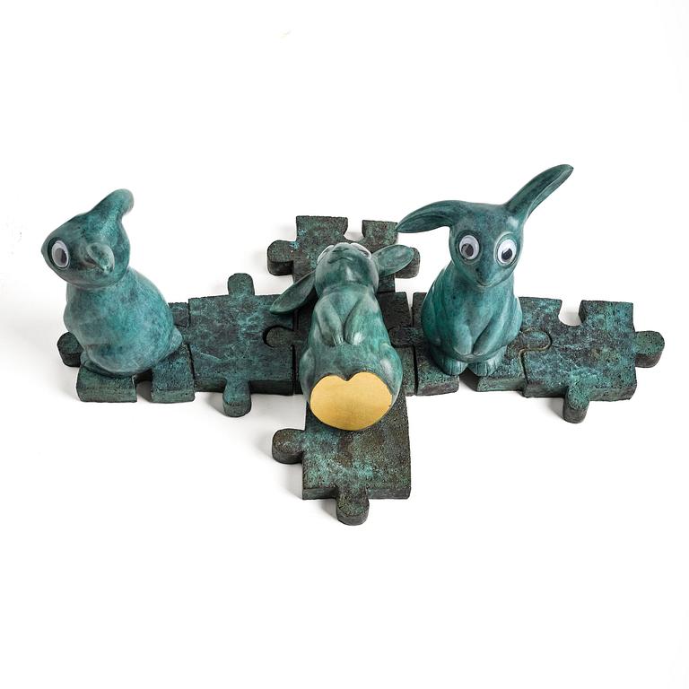 Marianne Lindberg De Geer, "Rabbit Tales. A Puzzle 1".