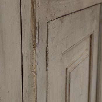 A painted cabinet, 19th century.