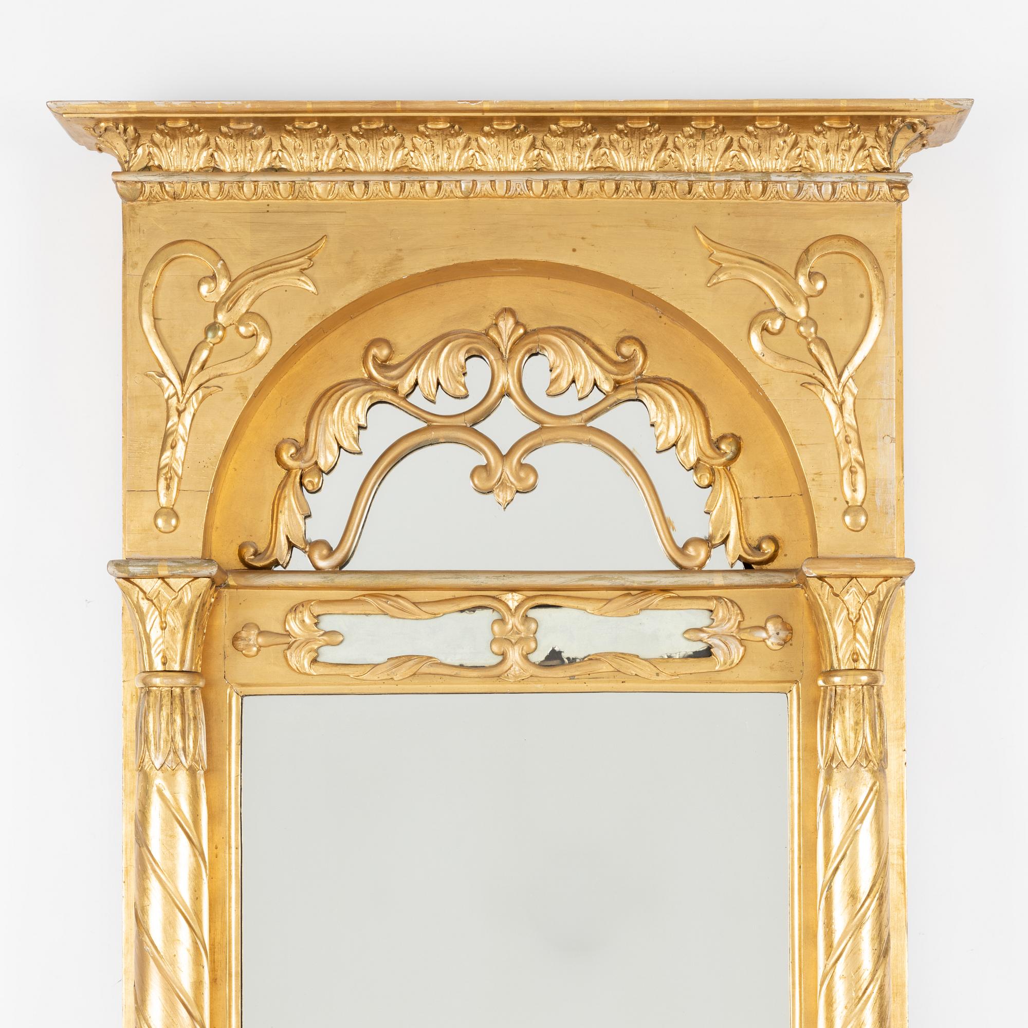 Spegel, Senempire, 1840-tal.