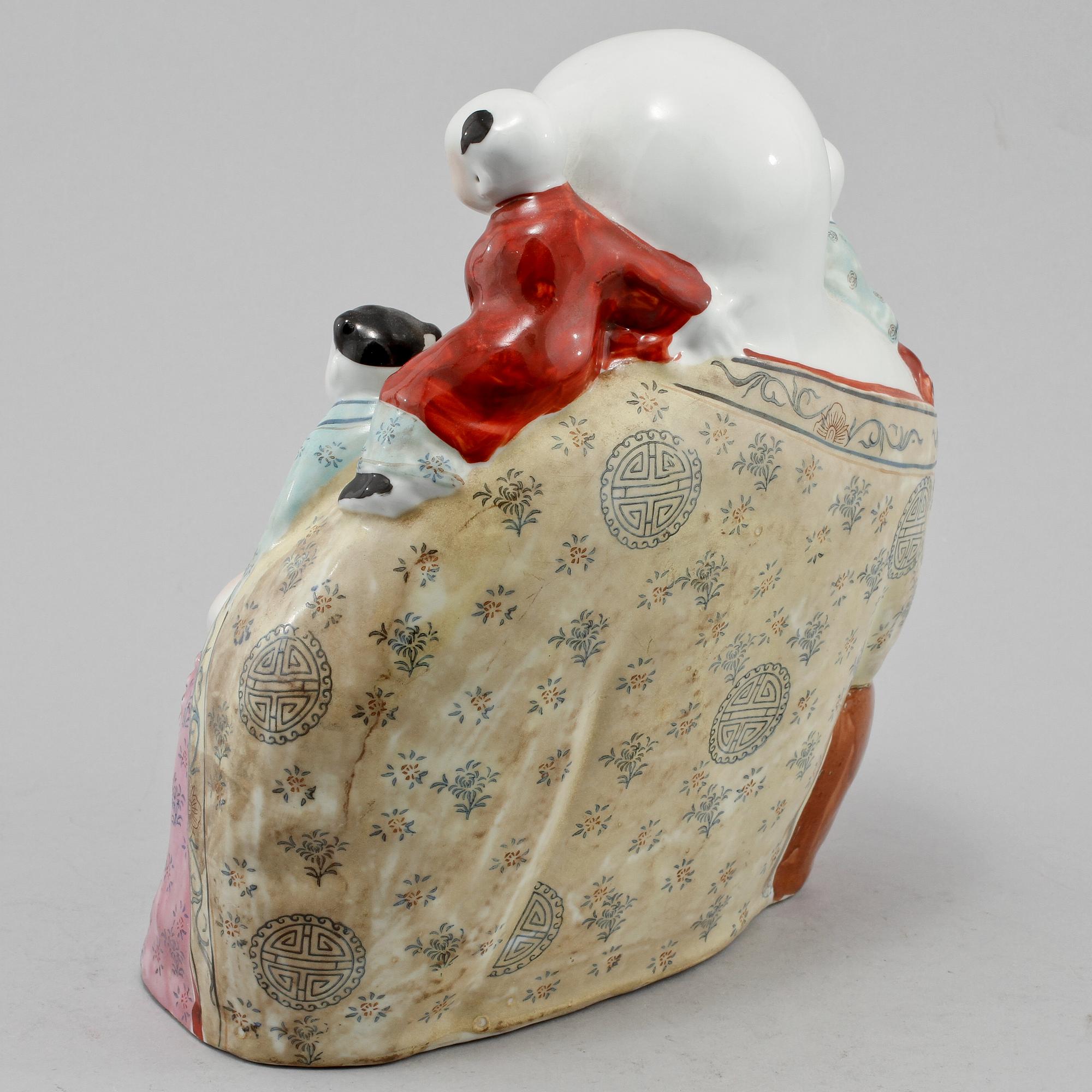 BUDDHA, porslin, Kina, 1900-talets andra hälft.