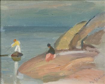 Hjalmar Grahn, 'Cliffs in the Evening Sun'.