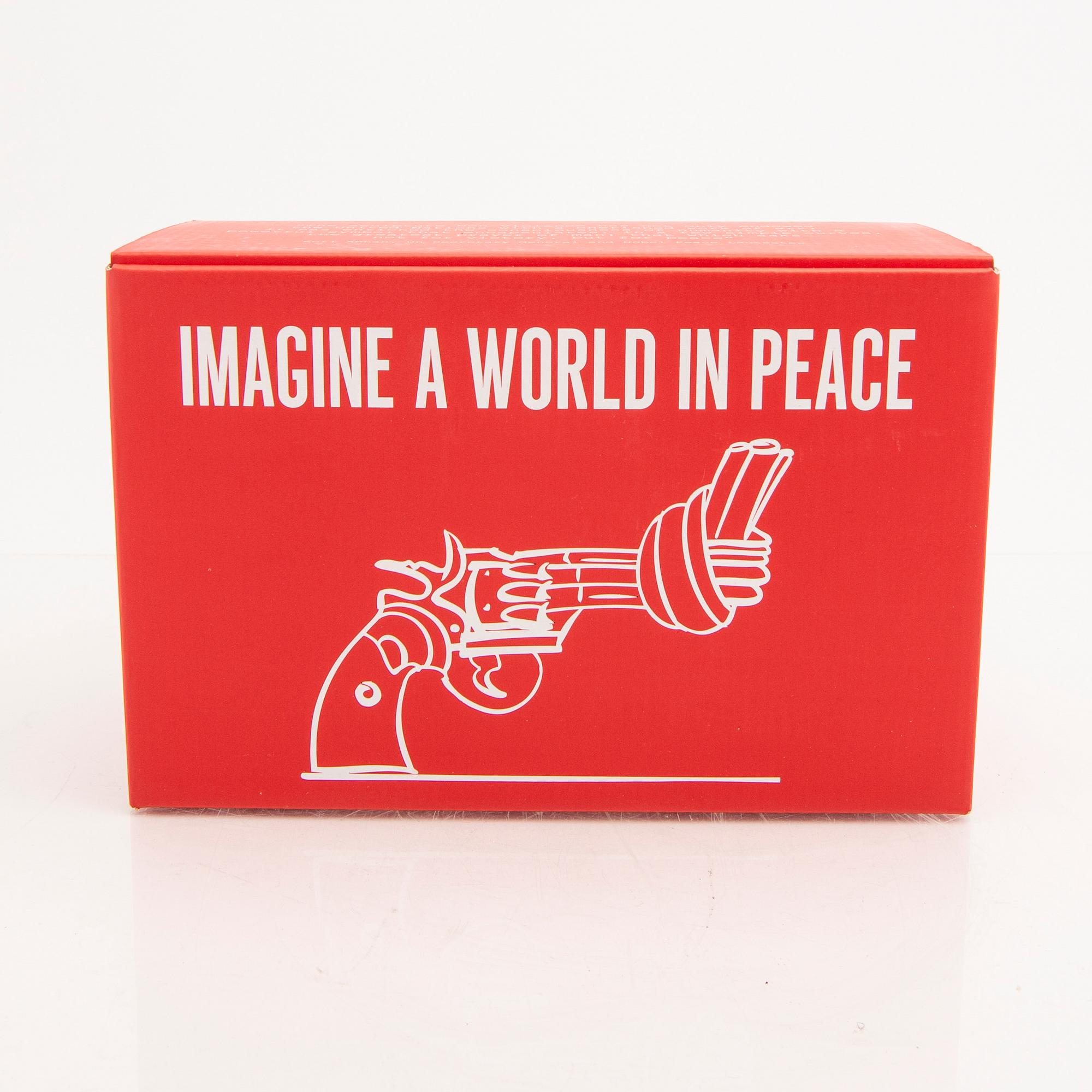 Carl Fredrik Reuterswärd, Non-Violence Project Foundation, sculpture 2017.