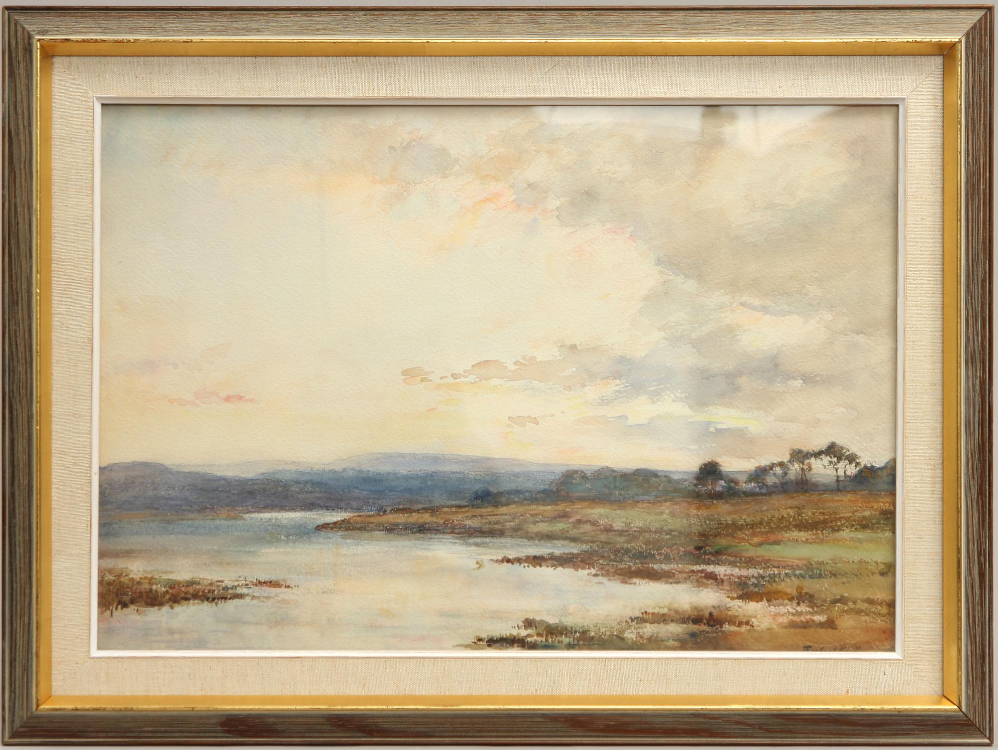 JAMES HERBERT SNELL, akvarell, sign.