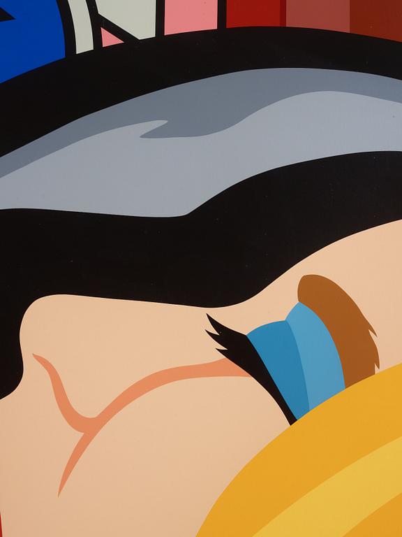 Tom Wesselmann, "Bedroom face with Lichtenstein".