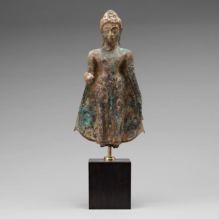 BUDDHA, brons. Thailand, 1700-tal.