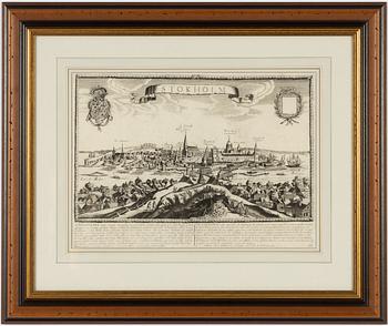 Gerard Jollain, a map, engraving, Paris, France, c. 1678.