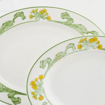 Gunnar Wennerberg, a 75-piece 'Gullviva' porcelain dinner service, Gustavsberg, Sweden.