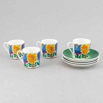 Stig Lindberg, 4 pieces, "Tahiti", Gustavsberg.