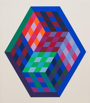 VICTOR VASARELY, lithograph, signed and numbered 109/250.