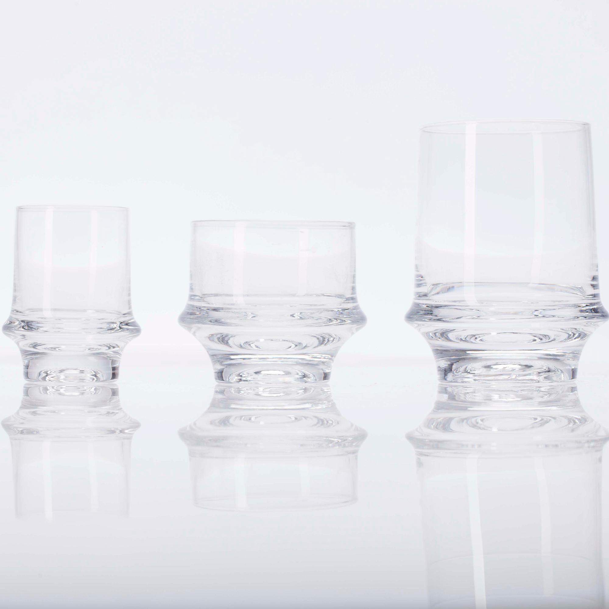 DRICKSGLAS, 18 st, "Marski", Tapio Wirkkala, Iittala, 1900-talets slut.
