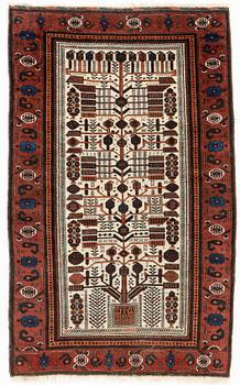 A rug, antique Baluch, ca 171 x 102-107 cm.