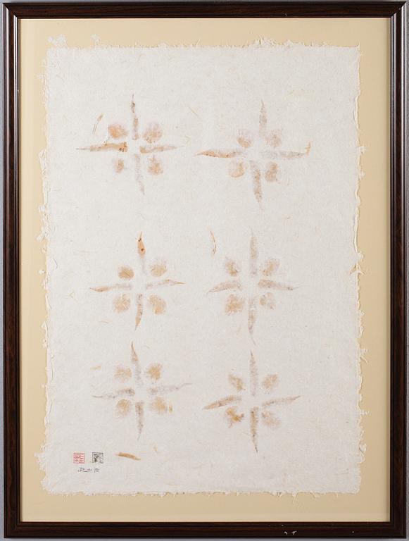 OKÄND KONSTNÄR, 3 st, blandteknik, sannolikt Kina, 1900-tal.