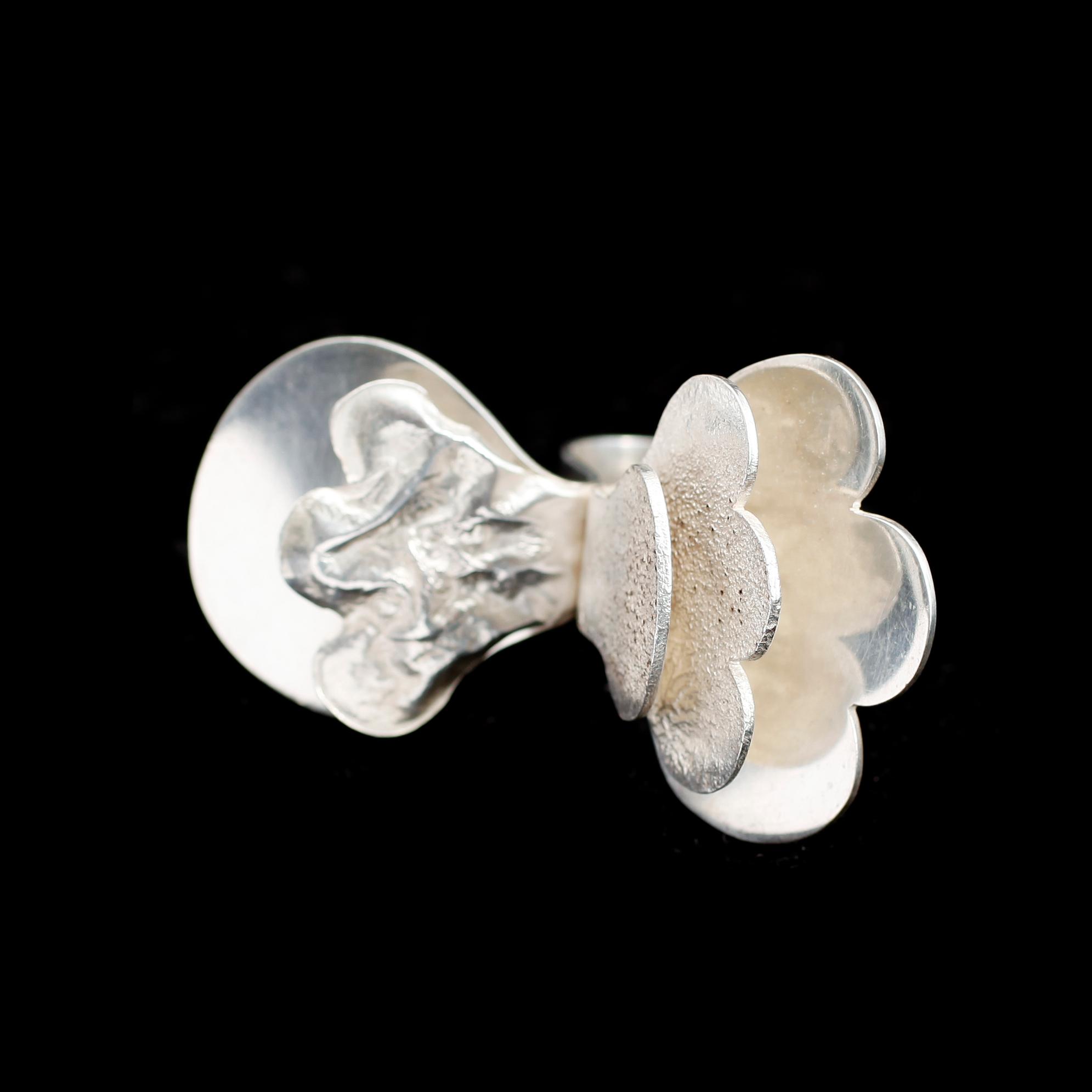 RING, sterlingsilver, Berit Johansson, 1975.