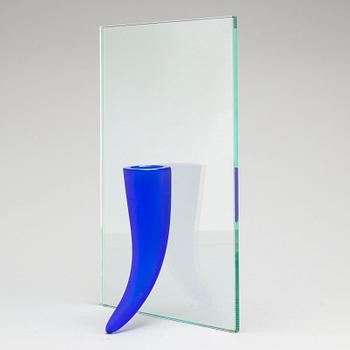 PHILIPPE STARCK, a glass vase, signed Daum.