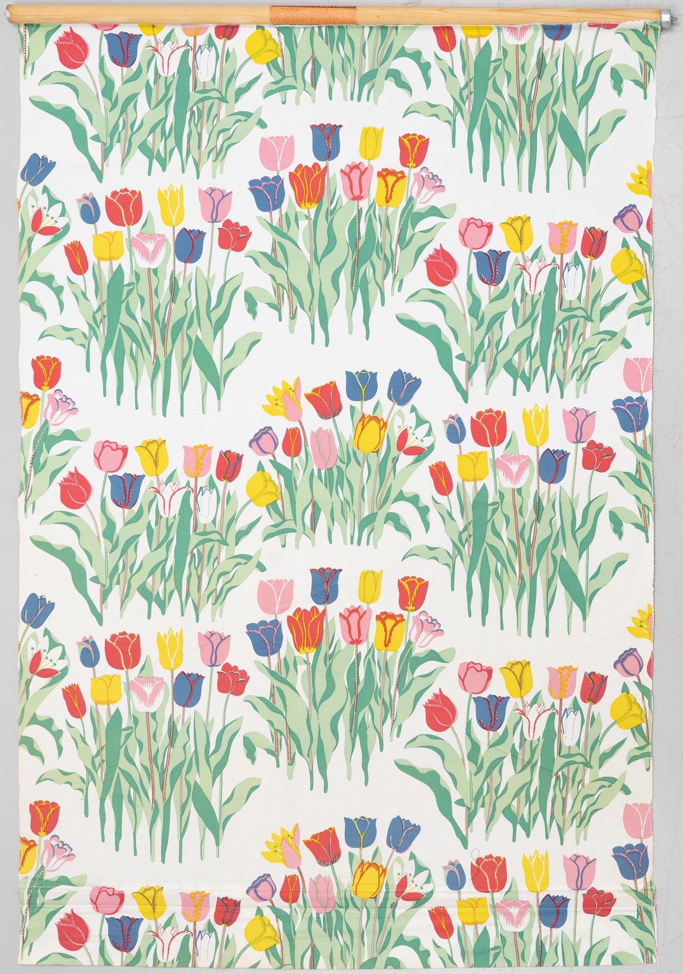 Josef Frank, two pairs of curtains and a pulldown curtain, Firma Svenskt Tenn, Sweden.
