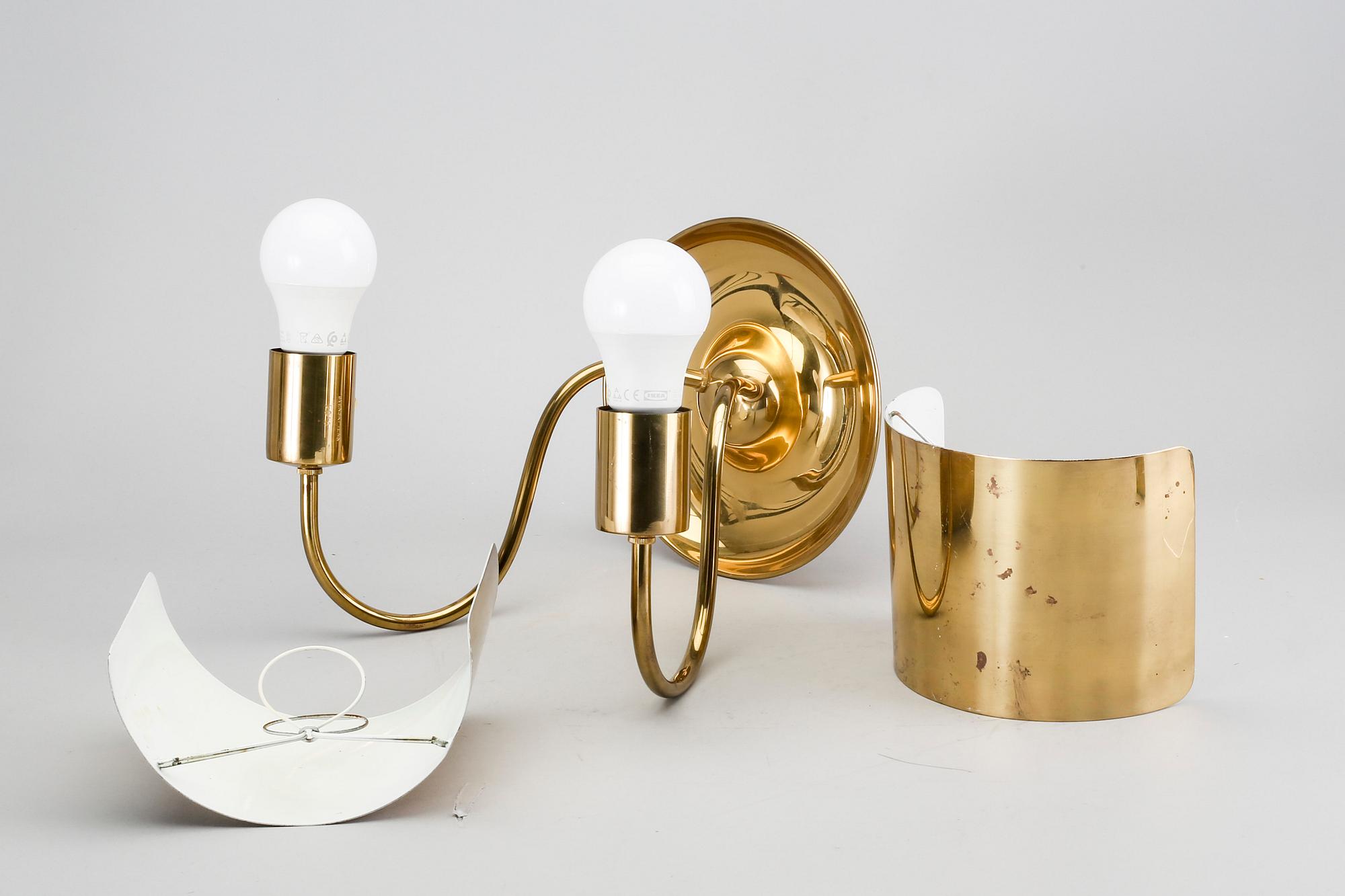 Josef Frank, vägglampa modell 2565, Firma Svenskt Tenn.