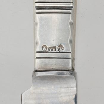 Jacob Ängman, bestickservis, silver, 118 delar, "Rosenholm", GAB, 1947-1952.