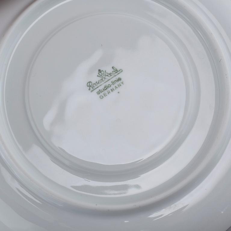 A tableware set of 28 pieces, "Century new wave" by Tapio Wirkkala and Dorothy Hafner for Rosenthal Studio Linie.