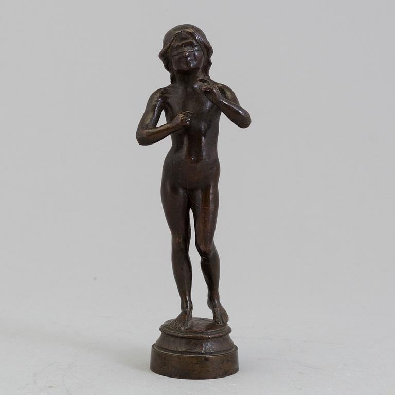 HUGO ELMQVIST, sculpture, bronze, signed.