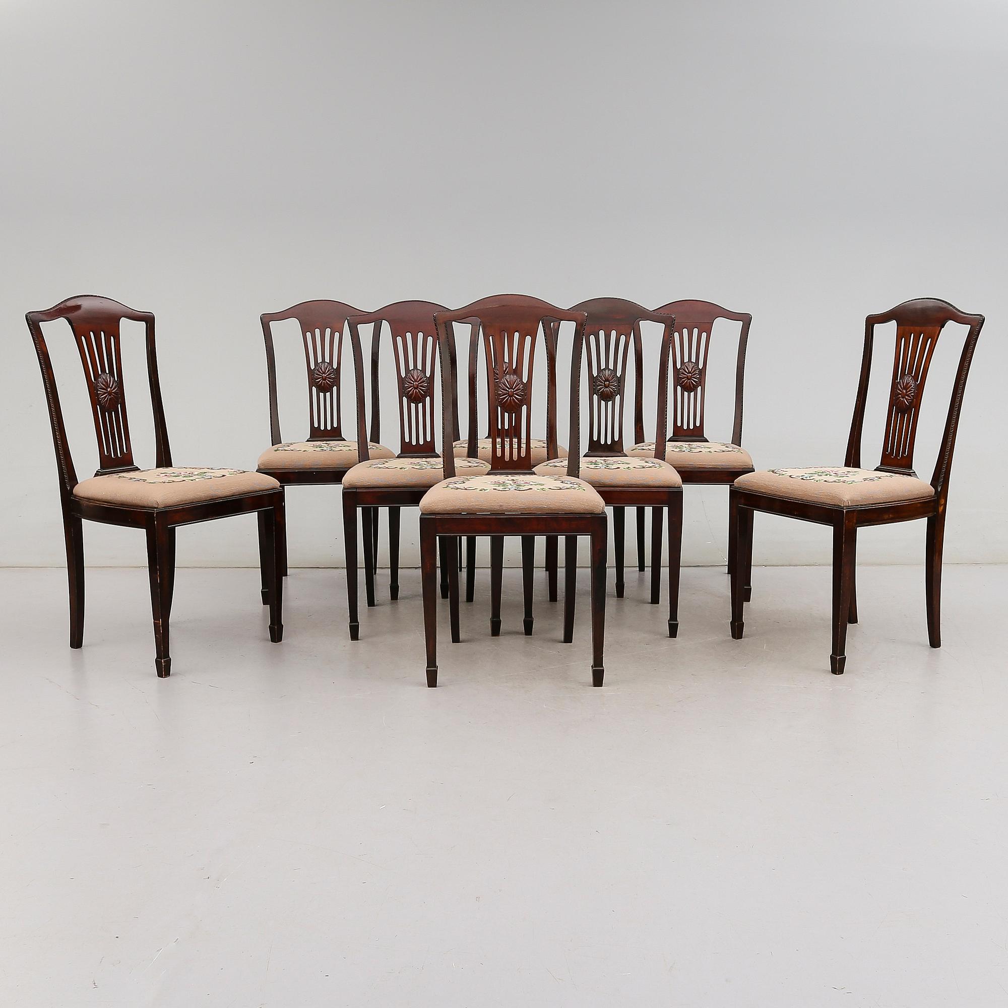 STOLAR, 8 st, Danmark, 1900-talets första hälft.