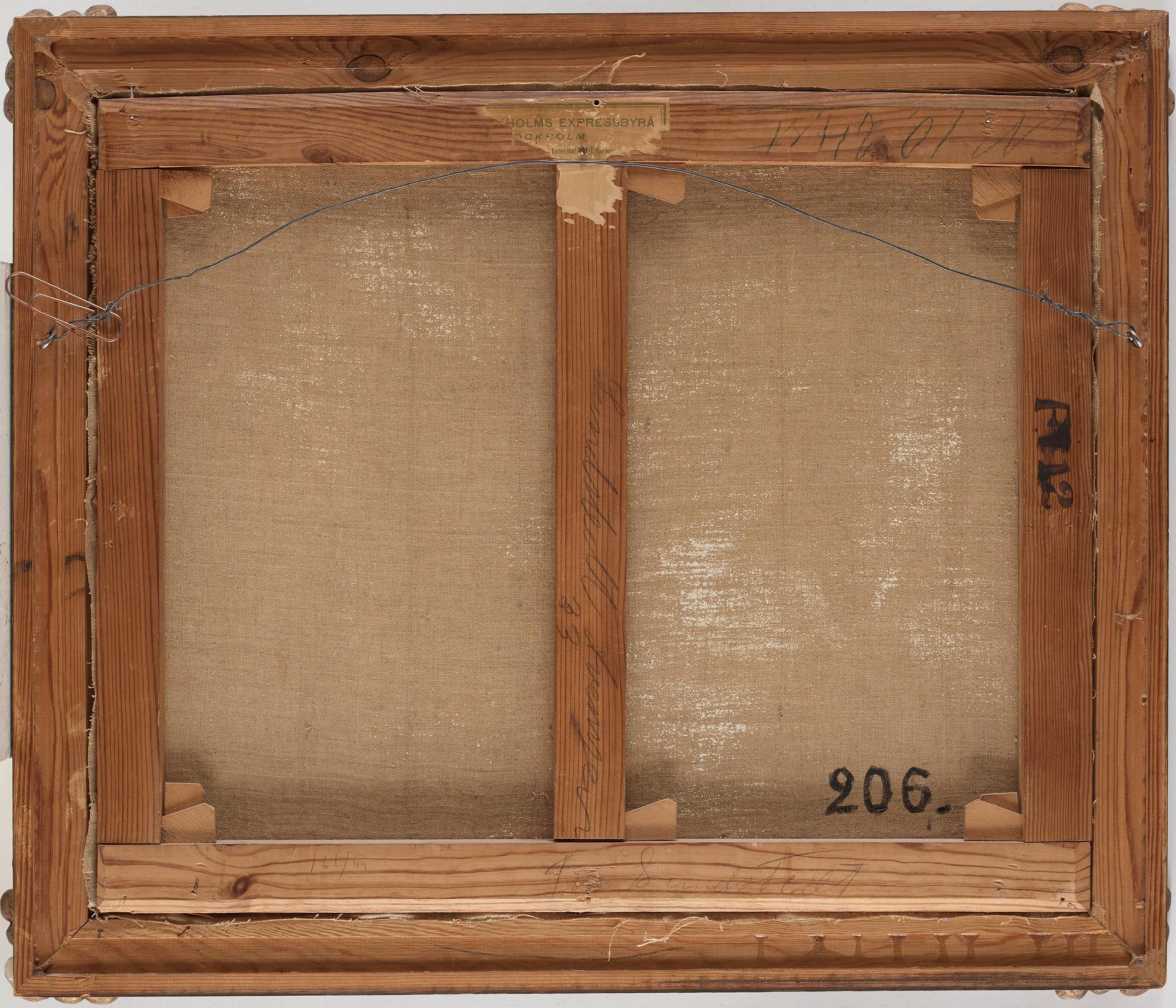 Carl Wilhelmson, "Vinterlandskap" (Vy från Kvarnberget, Fiskebäckskil).