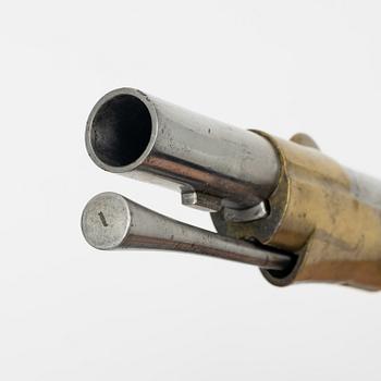 A Swedish flintlock gun 1815-26 pattern.