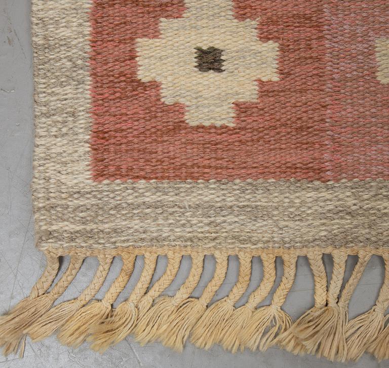 flat weave, signed IR (Ida Rydelius), Ca 195 x 135 cm.