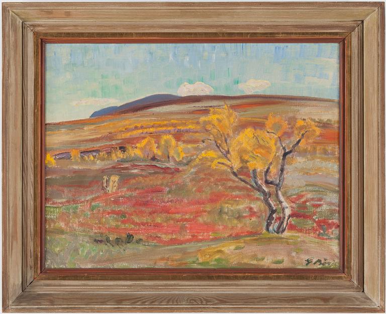 GIDEON BÖRJE, olja på duk, signerad.