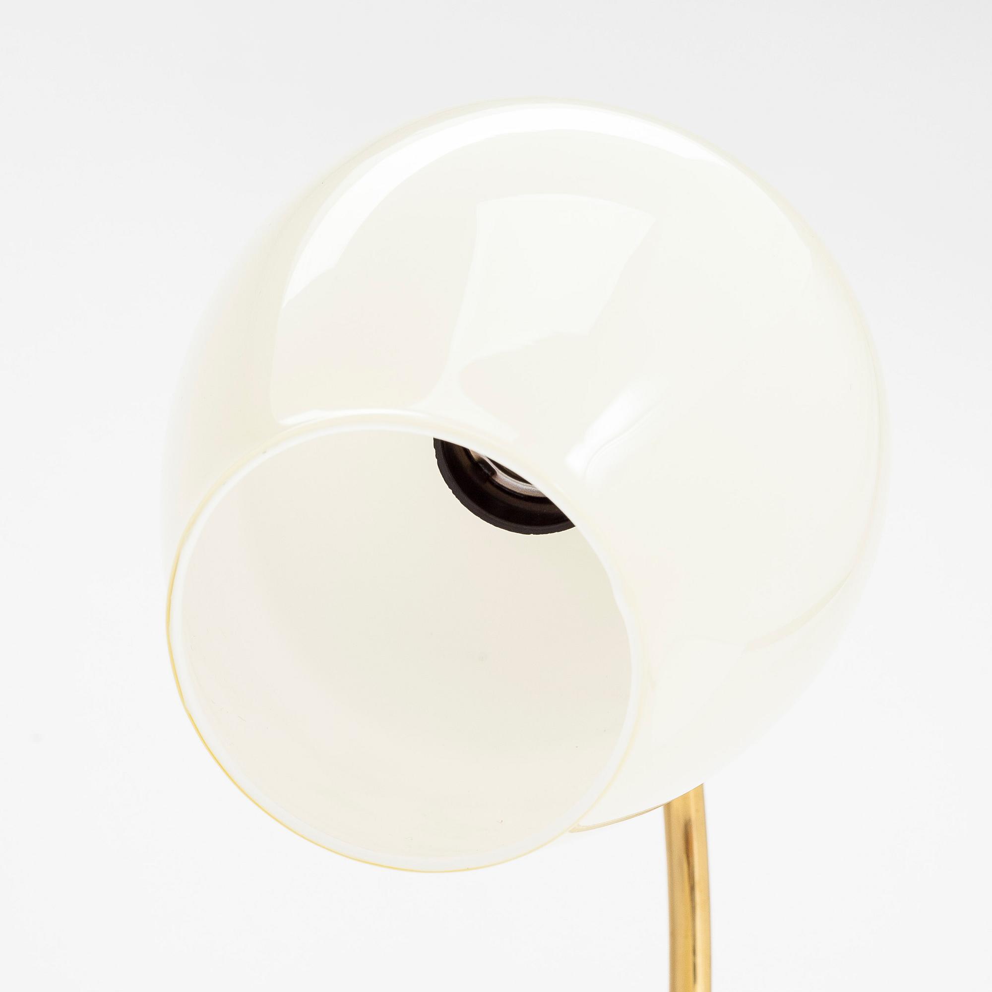 A mid 20th- century table light for Valinte, Finland.