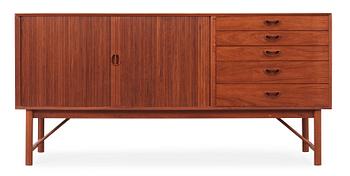 A Peter Hvidt & Orla Mølgaard-Nielsen teak sideboard, Søborg Møbler, Denmark 1950's-60's.