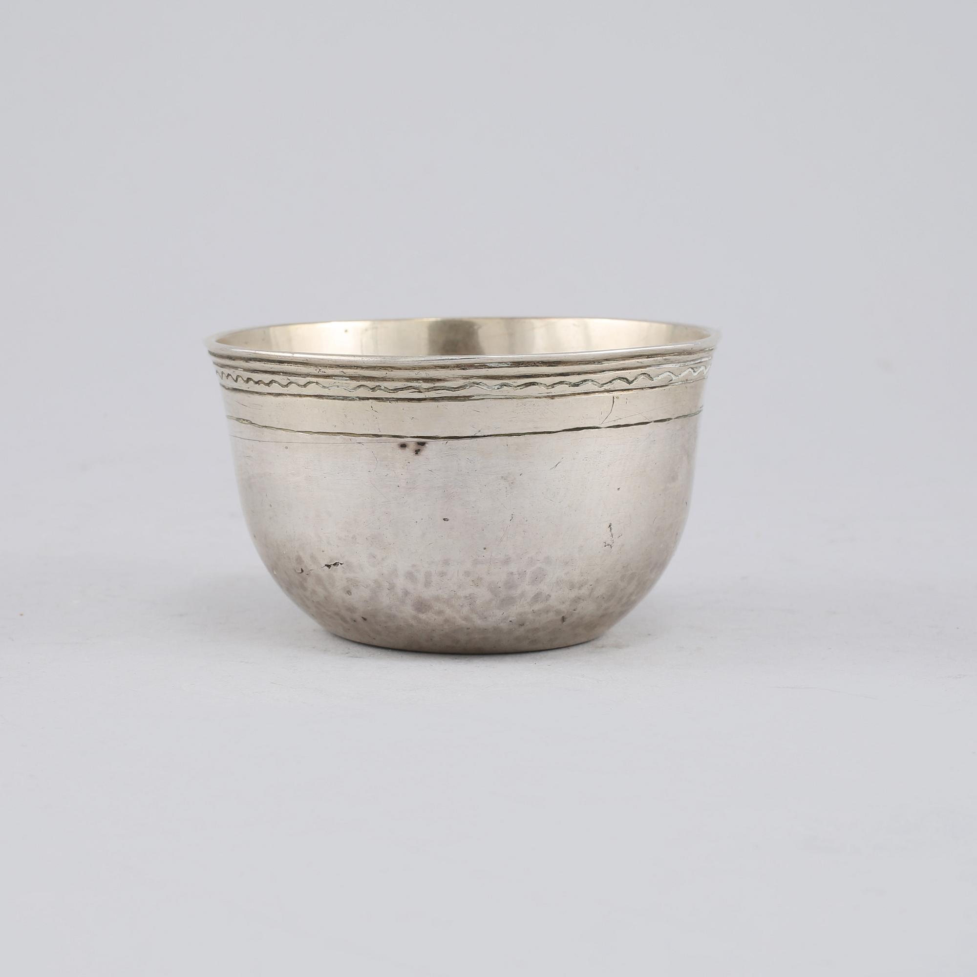 SUPKOPP, silver, 1700-tal, vikt 59 g.