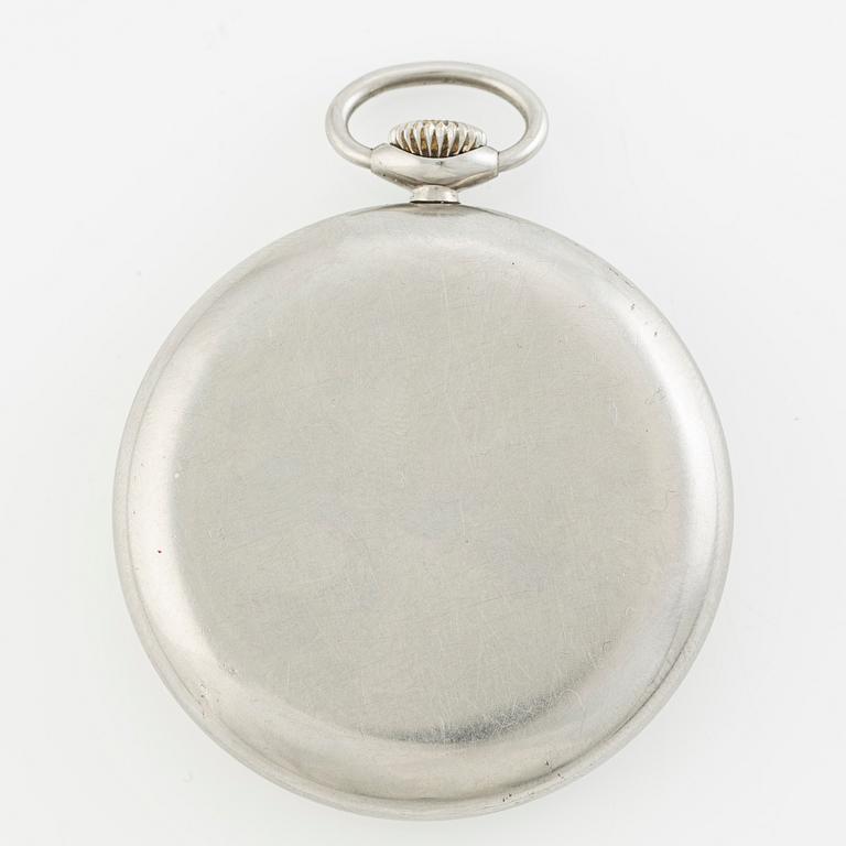 International Watch Co, pocket watch, "steel case", 50 mm.