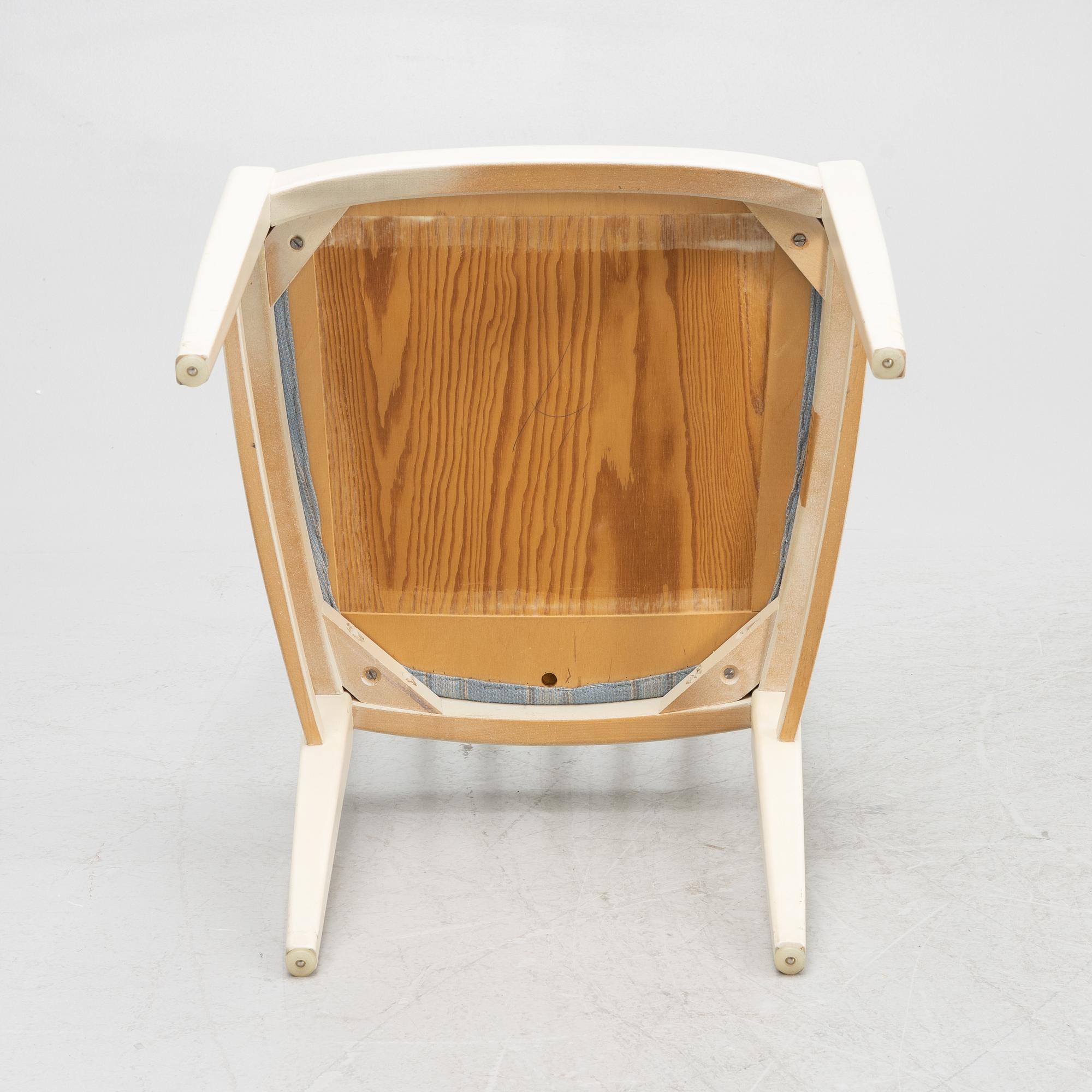 Carl Malmsten, a set of four 'Herrgården' chairs, Bodafors, 1964.