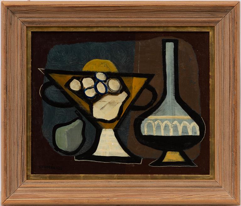 Esaias Thorén, Still Life with Bowl and Pears.