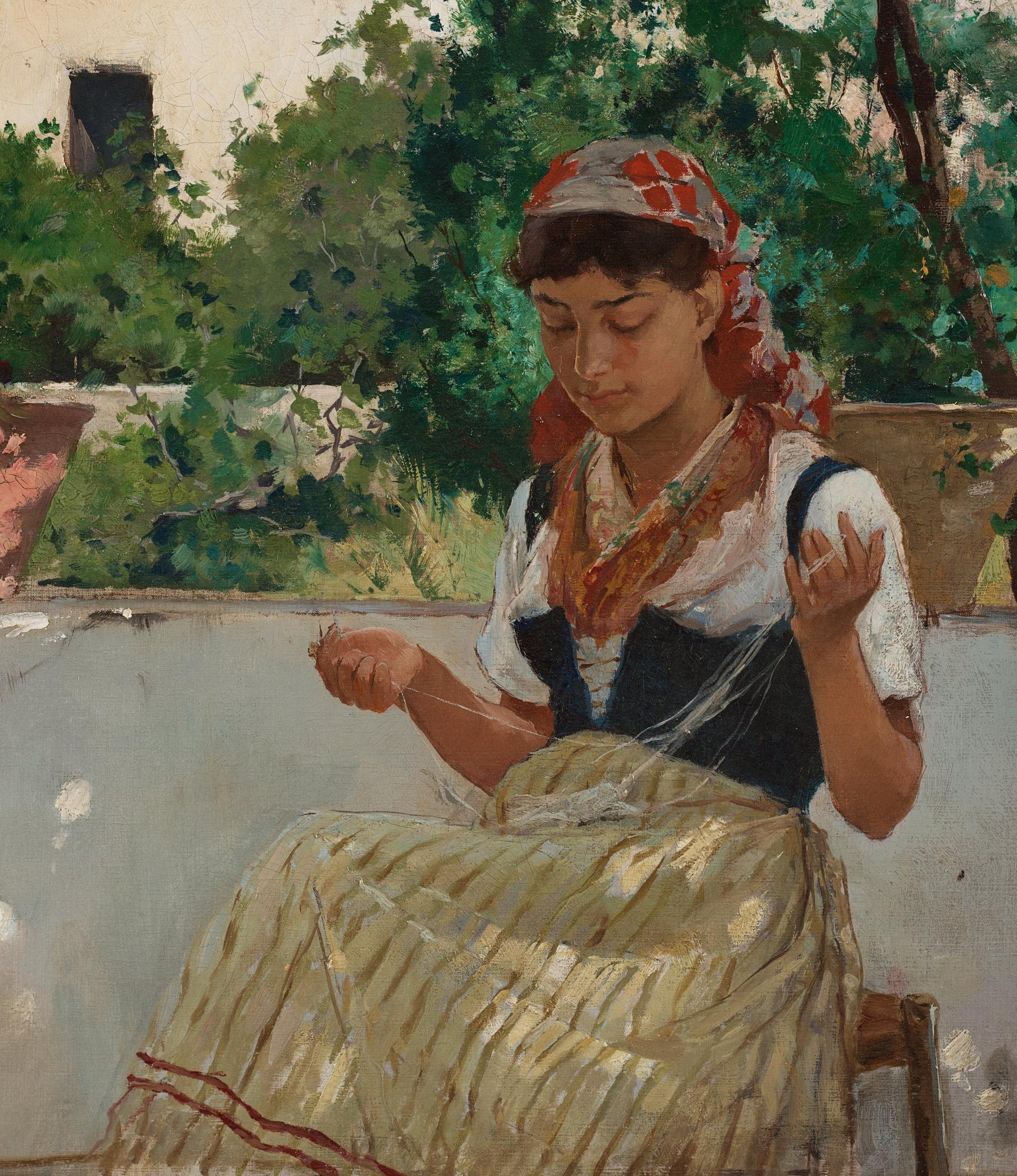 Georg Pauli, Flicka på Capri.