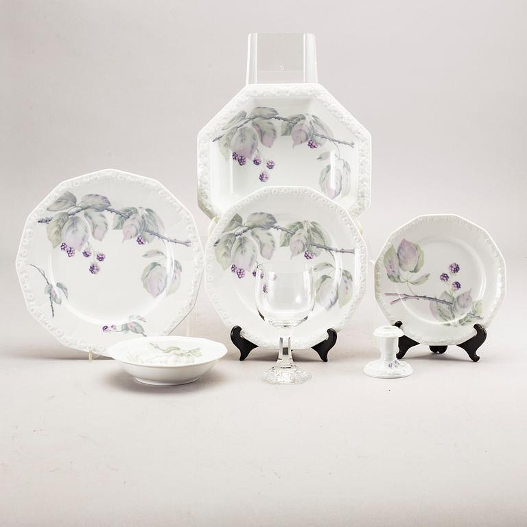 SERVIS  83 dlr "Maria" Rosenthal sent 1900-tal porslin och glas.
