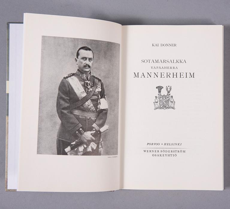 BÖCKER, 3+2+2 st, Carl Gustaf Mannerheim.