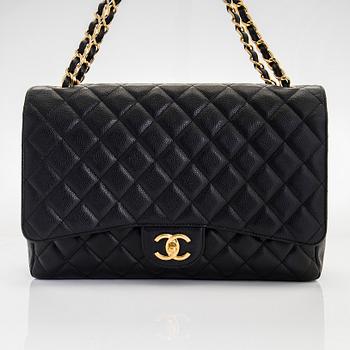 Chanel, a 'Double Flap Bag Maxi' bag, 2013-2014.