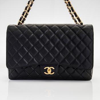 Chanel, a 'Double Flap Bag Maxi' bag, 2010-2011.