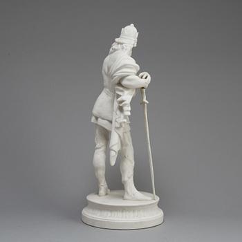 A LATE 19TH CENTURY PARIAN FIGURE, Gustafsberg.