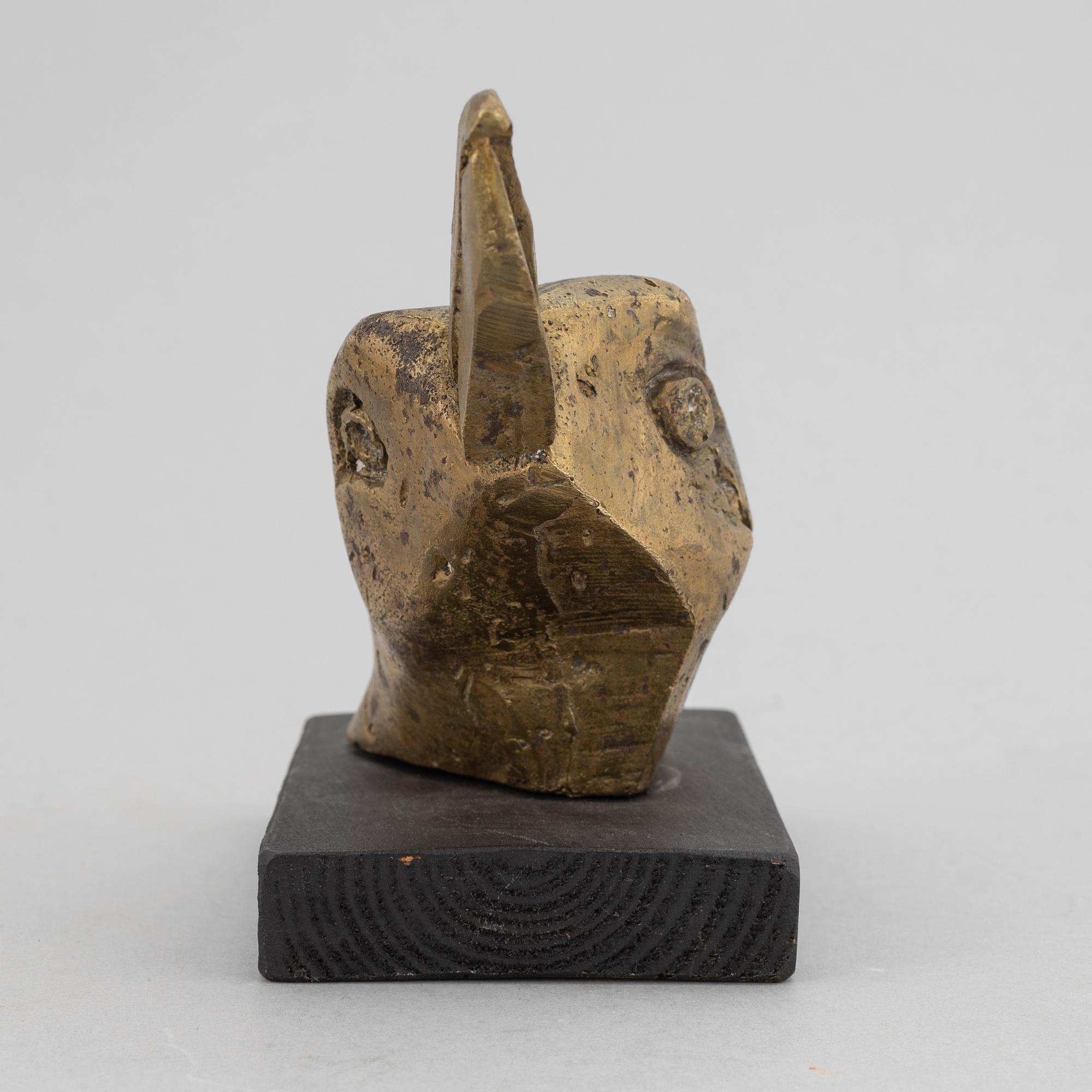 Torsten Renqvist, sculpture, bronze.