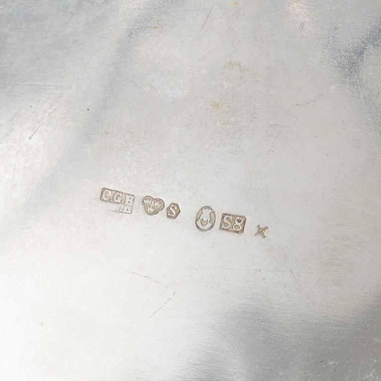 C.G. Hallberg, Skål, silver, Stockholm 1944.