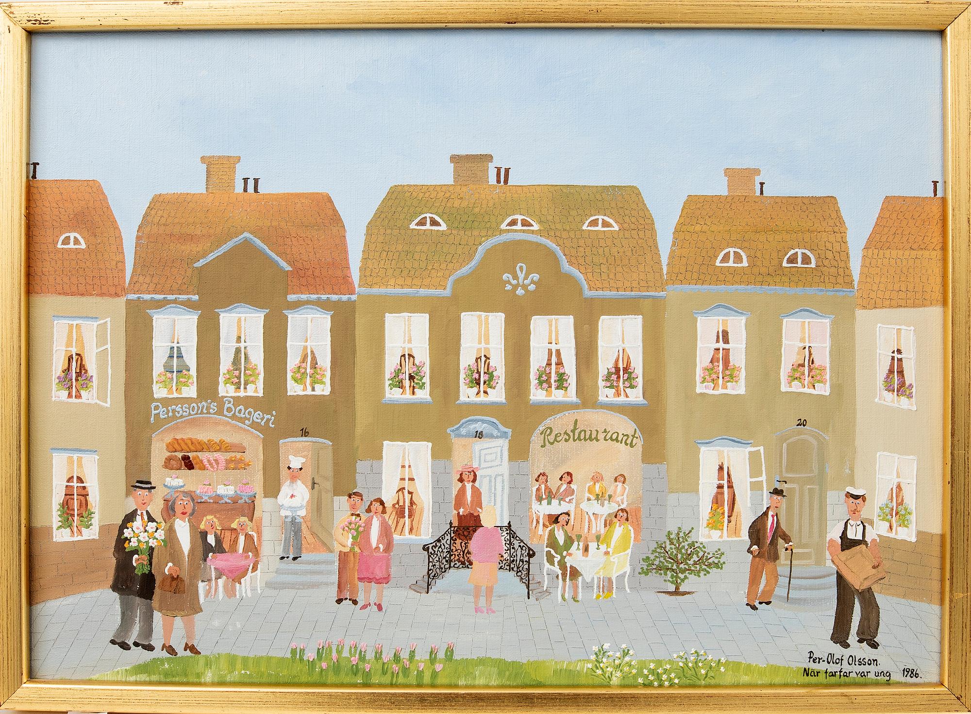 Per-Olof Olsson, "when grandfather was young", 1986.