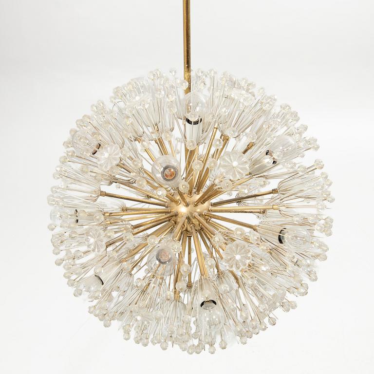 Emil Stejnar, Ceiling lamp, “Snowball”/“Dandelion”, for Rupert Nikoll, Austria, 1950s.