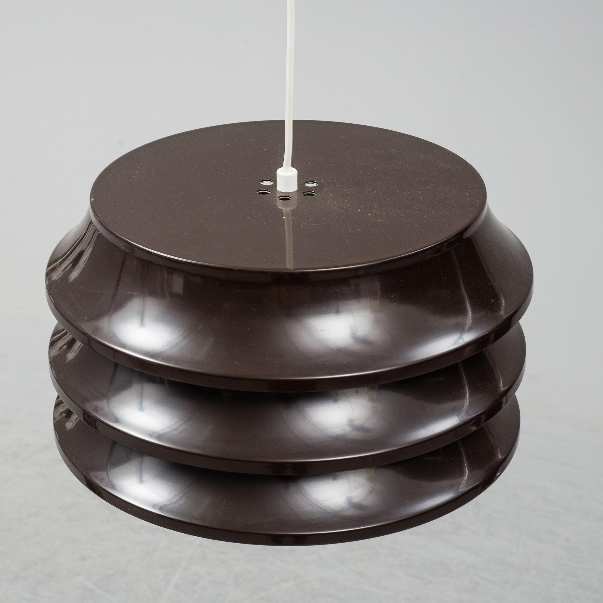 A set of four ceiling lamps from the 1960's/70's.