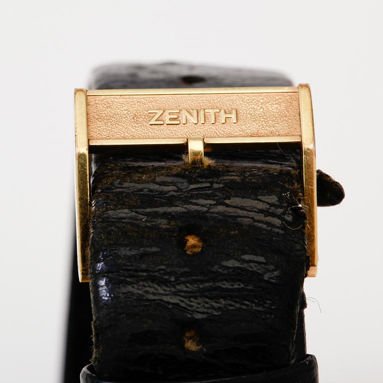 ARMBANDSUR, 18k guld, Zenit, 1900-talets mitt.