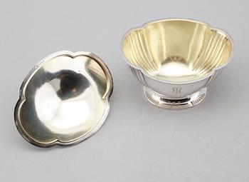 BONBONJÄR, silver, art déco, GAB, Stockholm 1934. Vikt ca 313 gram.