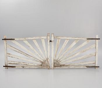 Gates, a pair, early 20th century.