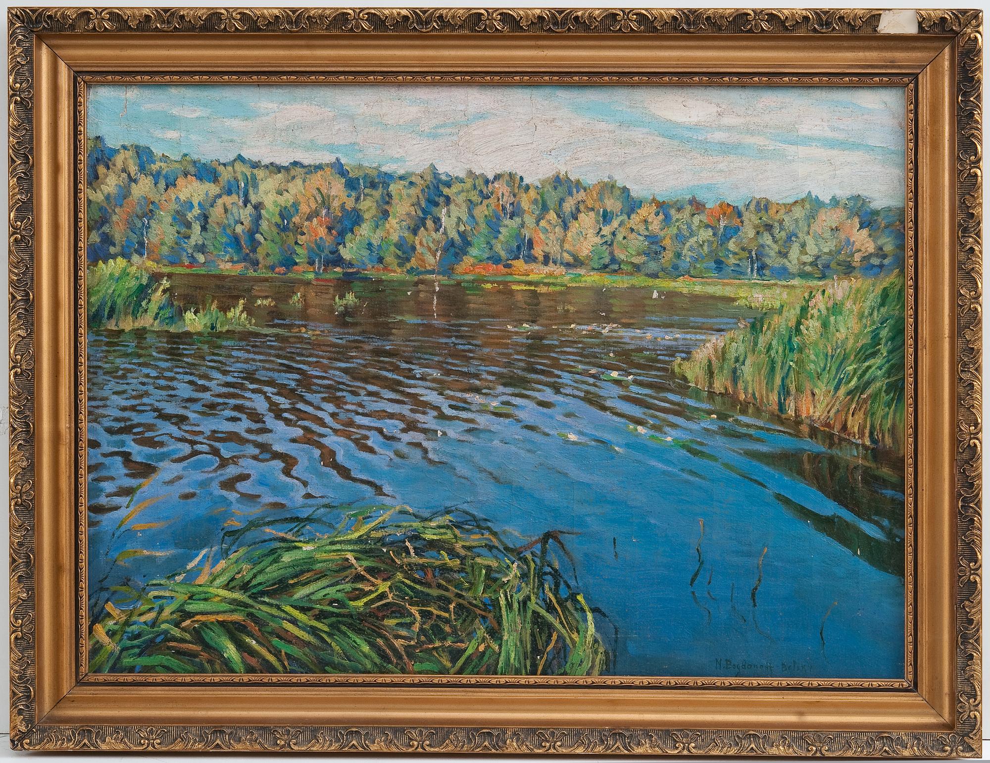 Nikolai Petrovich Bogdanov-belsky, TRÄSKLANDSKAP.